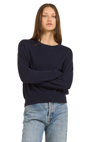 Warwick Pullover Sweater, Navy