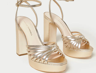 Rivka Platform Sandal, Champagne