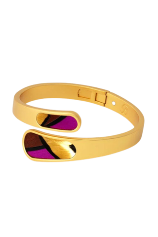 Aaliyah Bezel Hinge Cuff