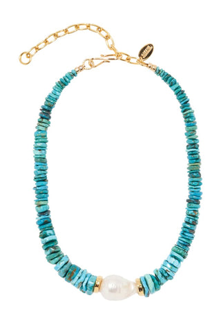 Sky Stone Necklace, Blue