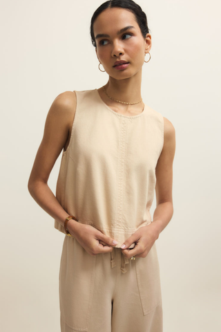 Sun Seeker Tank, Parchment