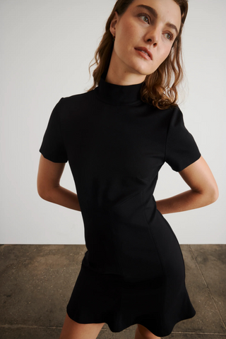 Thea Mini Dress, Black