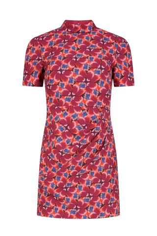Draped Min Dress, Quail Magenta