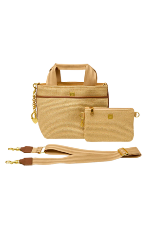 Escape Bag, Sand Dune Raffia