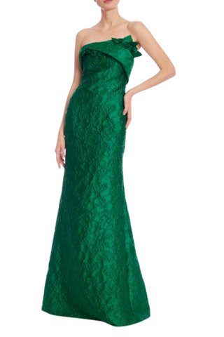 Strapless Gown, Emerald