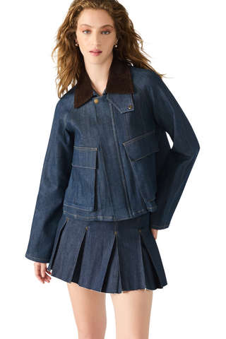 Justina Jacket, Deep Indigo