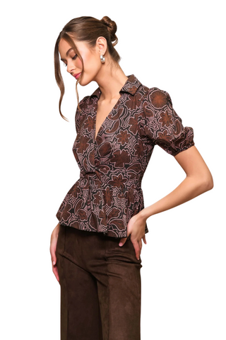 Fowler Top, Black/Copper Rodeo