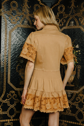 Liane Dress, Biscuit