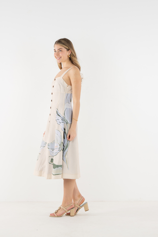 Constance Midi Dress, Lavender Fields