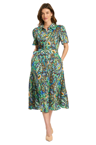 Asha Midi Dress, Siesta Paisley