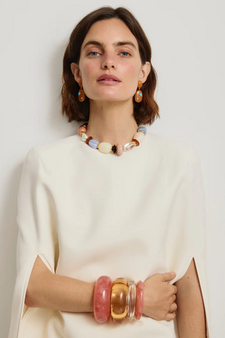 Satsuma Earrings, Orange