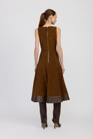 Eloise Midi Dress, Brown