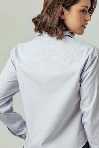 Finn Shirt, Titanium Stripe