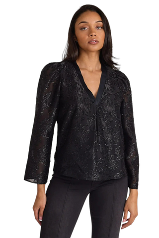 Jolie Top, Onyx Floral