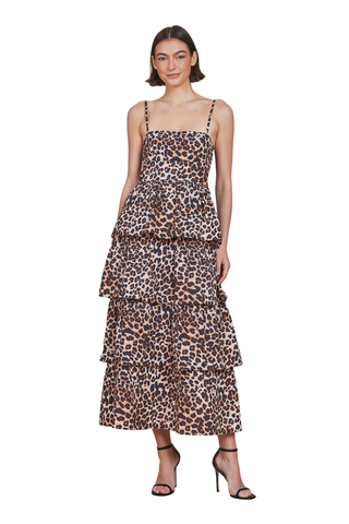 Ophelia Dress, Leopard