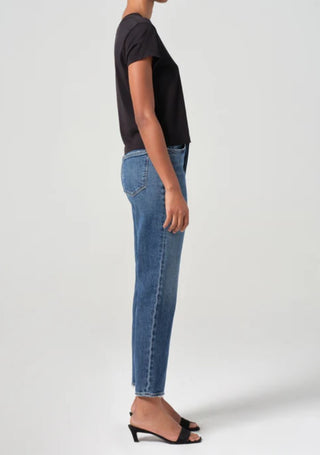 90's Pinch Waist Crop Jean, Solace