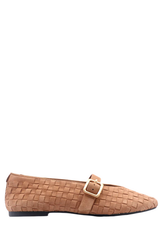 Winifred Flat, Camel Suede