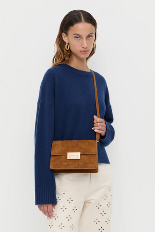 Delphine Handbag, Cacao