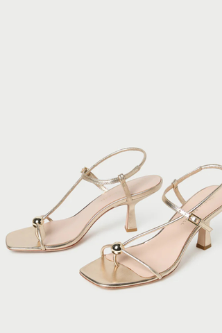 Triana Strappy Sandal, Champagne