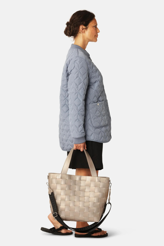 Chip 11 Handbag, Platin