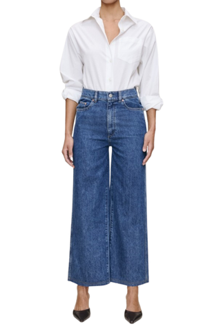 Hepburn Wide Leg Ankle Jean, North Beach