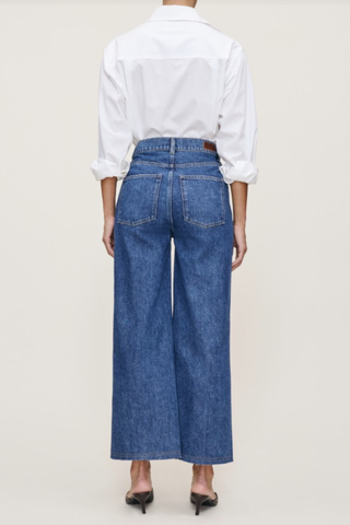 Hepburn Wide Leg Ankle Jean, North Beach