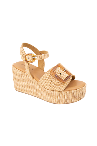 Jace Wedge, Natural Raffia