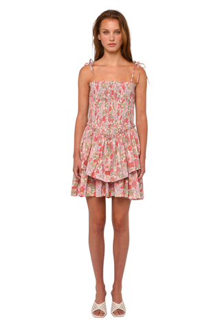 Luna Mini Dress, Clarabell Liberty Print