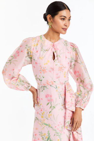 ophelia floral midi dress Women's Ophelia Midi Dress In Forest Floral | Large