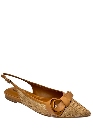 Linda Ballet Flat, Cuero
