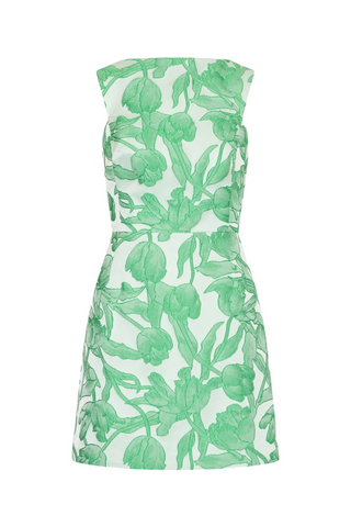 Leilani Mini Dress, Green Multi