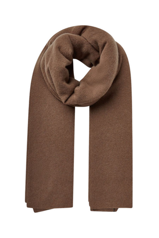 Cashmere Travel Wrap, Saddle Brown