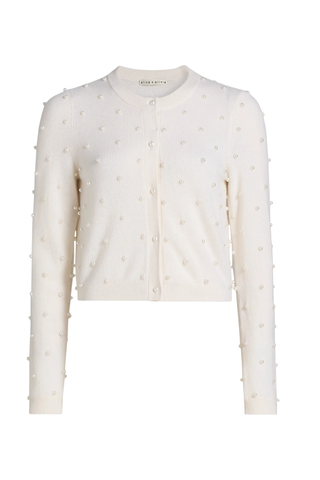 Dollie Embellished Cardi, Ecru