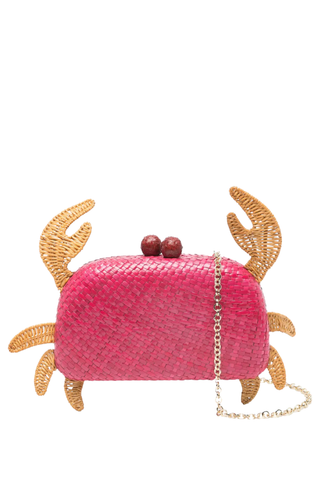 Mia Crab Clutch, Red