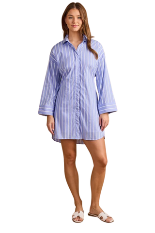 Parker Dress, Aegean Stripe