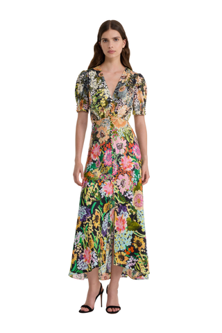 Lea Long Dress, Aster Garden