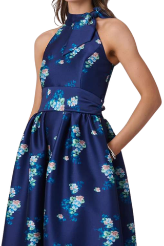 May Dress, Navy Multi