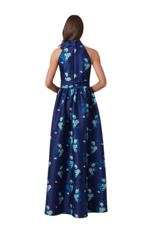 May Dress, Navy Multi