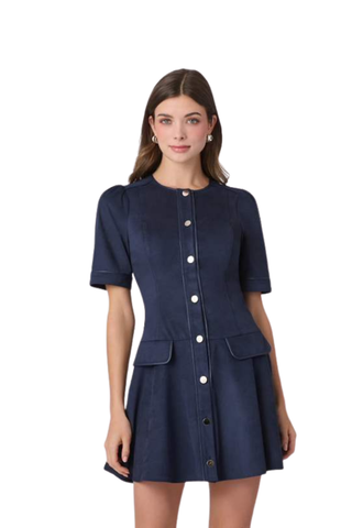 Merina Dress, Navy