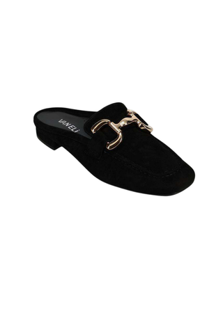 Shaine Loafer, Black Suede