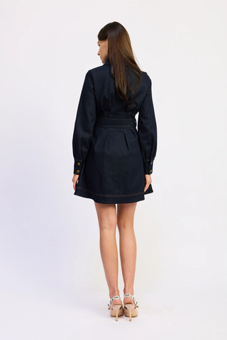 Carol Mini Dress, Indigo