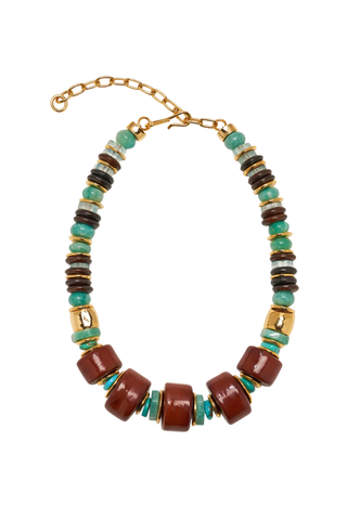 Granada Necklace, Rosewood