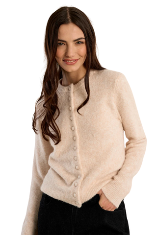 Knitted Cardigan, Off White