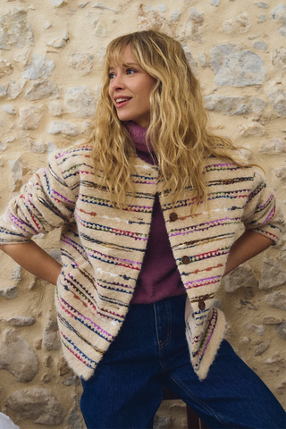Woven Jacket, Off White