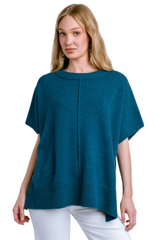 Gwyneth 'Caroline' Top - Mosaic Teal