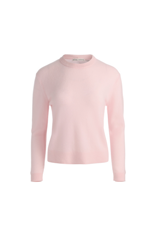 Scottie Relaxed Crewneck Pullover, Blush