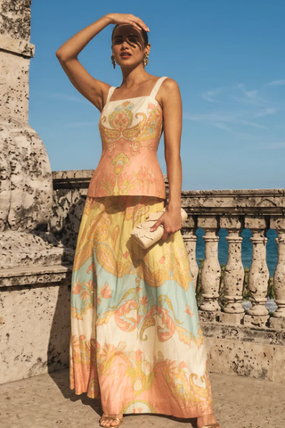 St. Germain Convertible Gown, Venetian Paisley