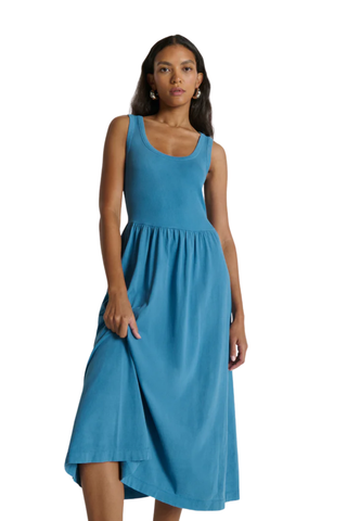 Karla Midi Dress, Indigo