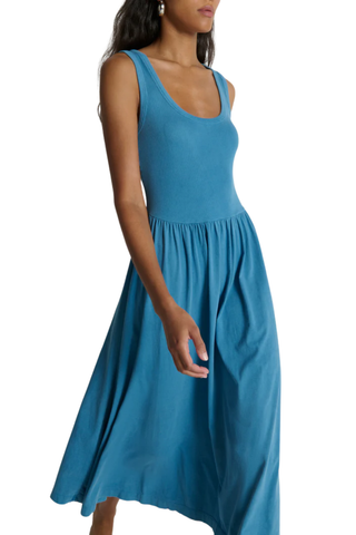 Karla Midi Dress, Indigo