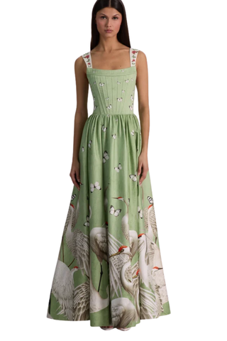 Guinevere Maxi Dress, Drift Light Sage